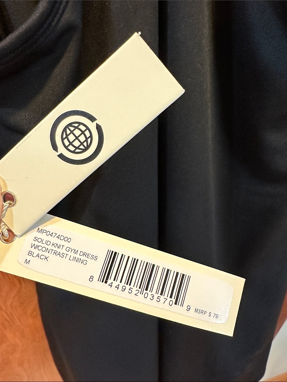 MaxStudio Black Racerback Athletic Dress - Picture 3 of 6
